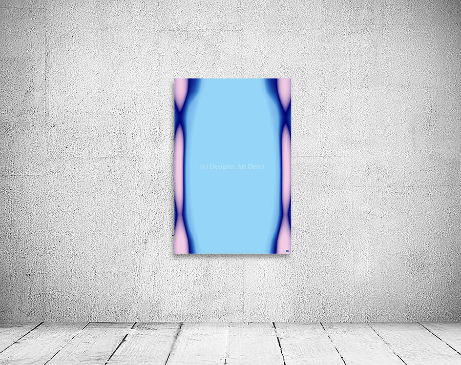 Blue angel art abstract design 26 Wall Preview