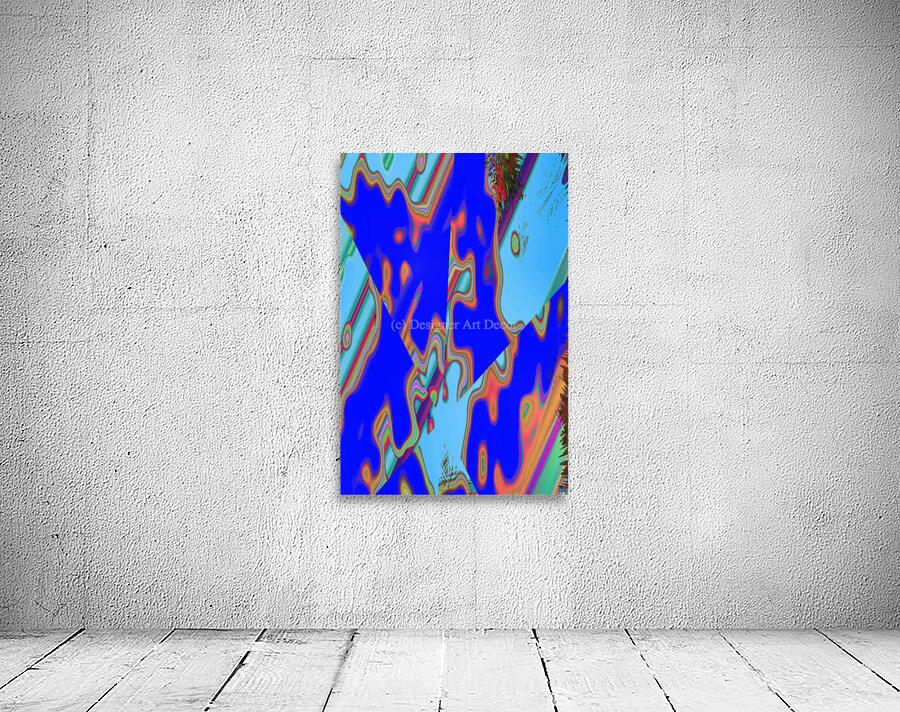 Blue angel art abstract design 33 Wall Preview