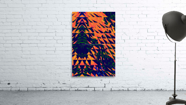 Blue angel art abstract design 27 Wall Preview