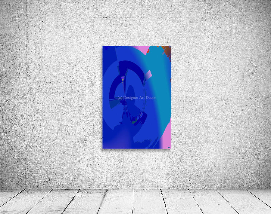 Blue angel art abstract design 9 Wall Preview
