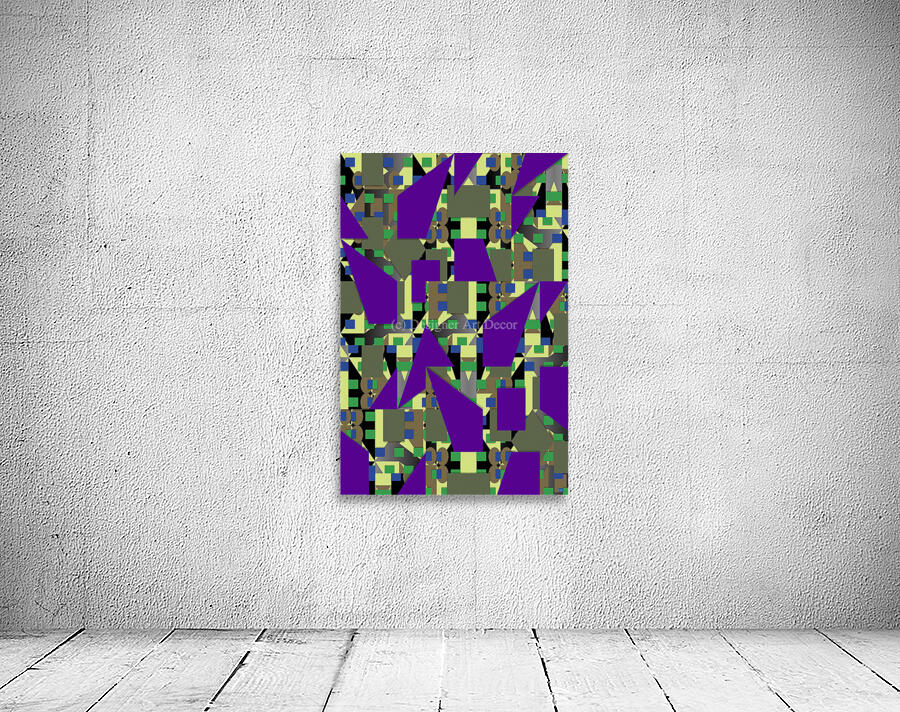 Blue angel art abstract design 99 Wall Preview