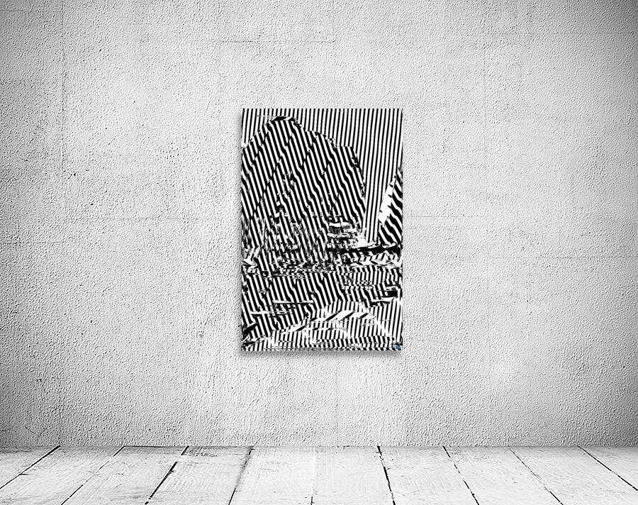 Blue angel art abstract design 86 Wall Preview