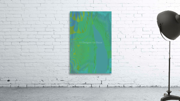 Blue angel art abstract design 54 Wall Preview