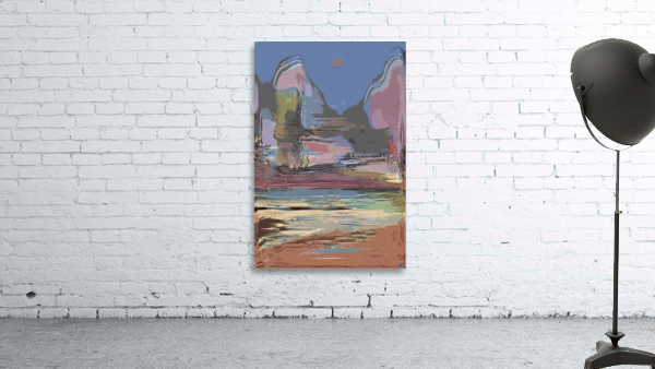 Blue angel art abstract design 70 Wall Preview