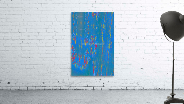 Blue angel art abstract design 62 Wall Preview