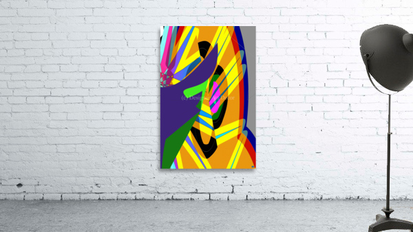 Blue angel art abstract design 139 Wall Preview