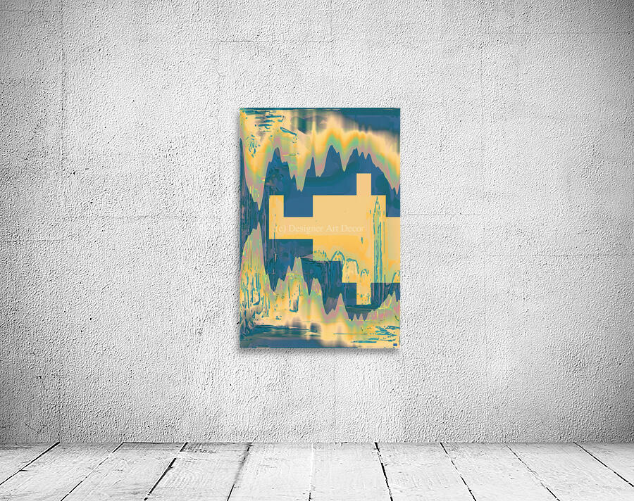 Blue angel art abstract design 111 Wall Preview