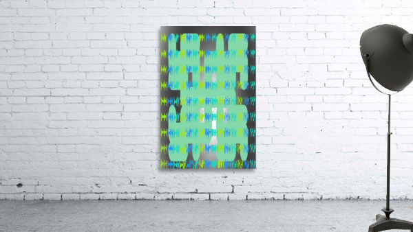 Blue angel art abstract design 140 Wall Preview