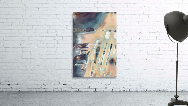 Blue angel art abstract design 114 Wall Preview