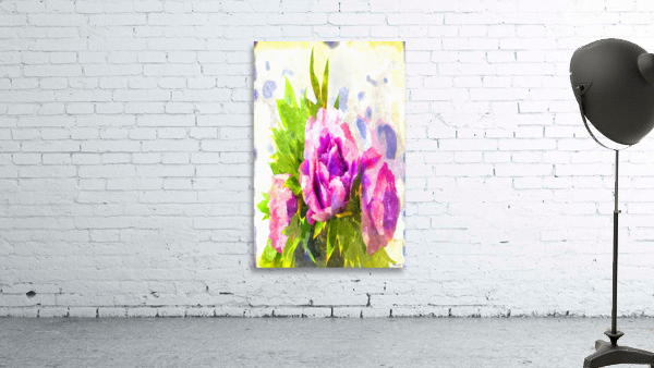 Watercolor Floral 07 Wall Preview