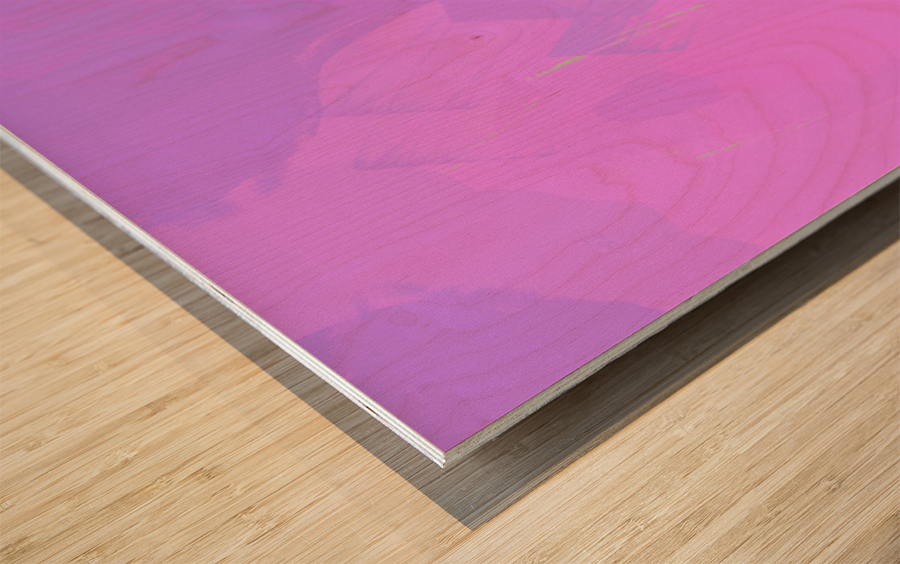 Blue angel art abstract design 47 Wood print