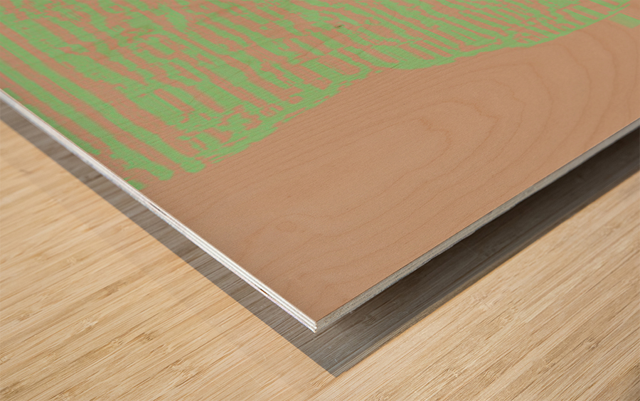 Blue angel art abstract design 18 Wood print