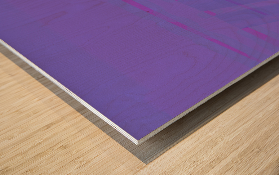 Blue angel art abstract design 80 Wood print