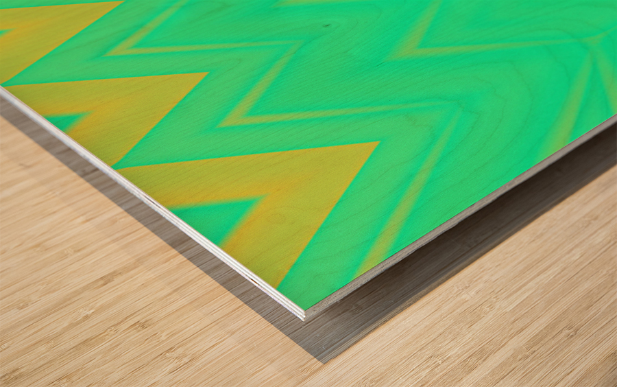 Blue angel art abstract design 101 Wood print