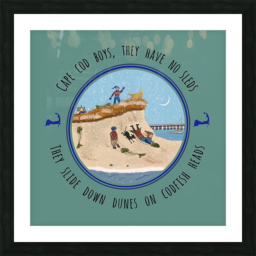 Cape Cod Boys Picture Frame print
