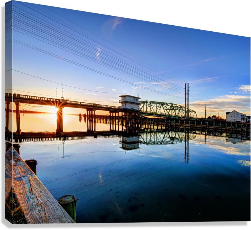 Swing Bridge Sunset