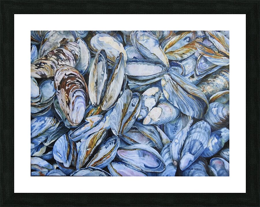 Maritime Blues Picture Frame print