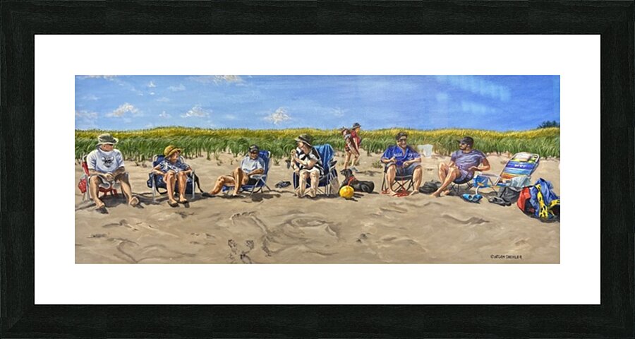 Sea Side Chit Chat Picture Frame print