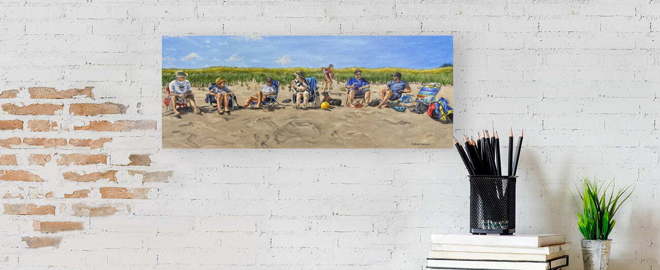 Sea Side Chit Chat by Helen Shideler