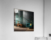 Green Contrast .Art Acrylic Print