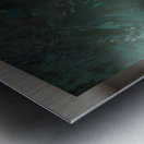 Green Contrast .Art Metal print