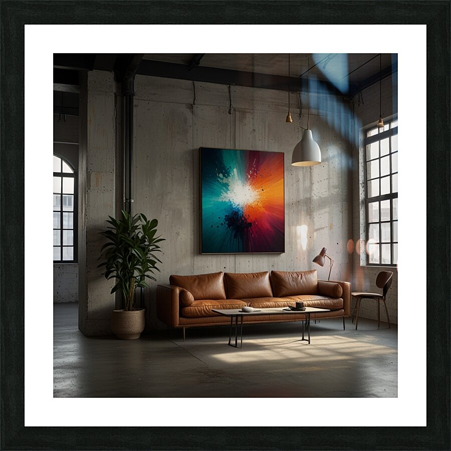 Quiet Colors  Picture Frame print