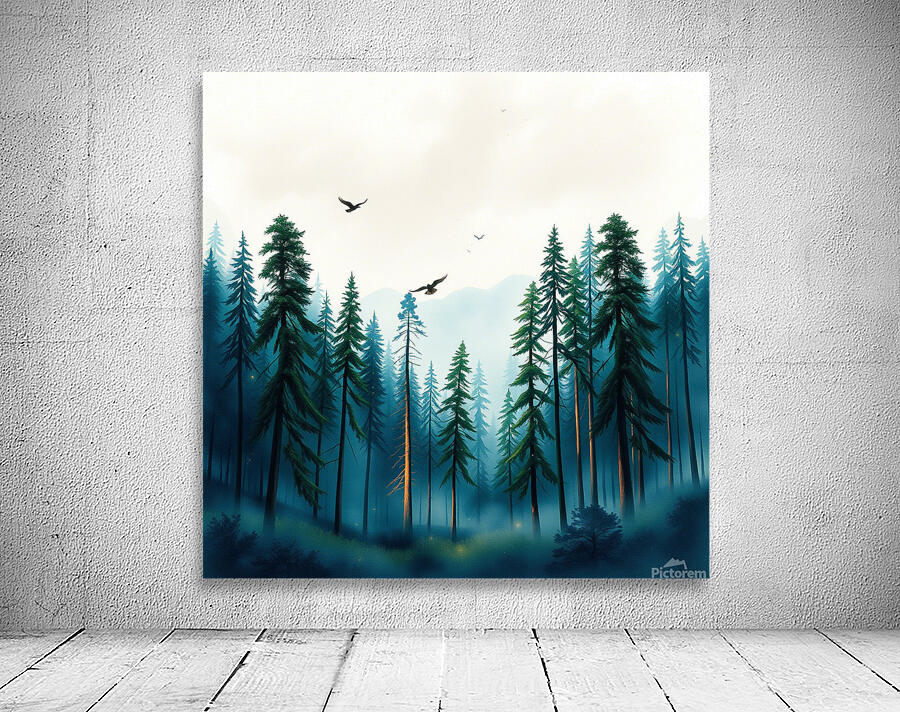 lIGHT IN THE FOREST  Wall Preview