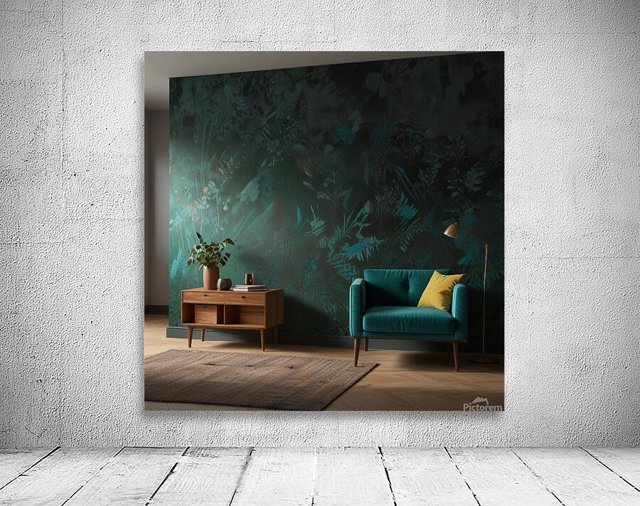 Green Contrast .Art Wall Preview