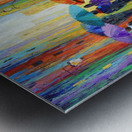 Melange rain  Metal print