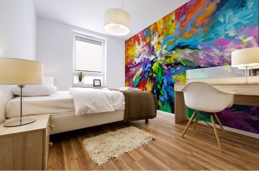Vivid emotions Mural print