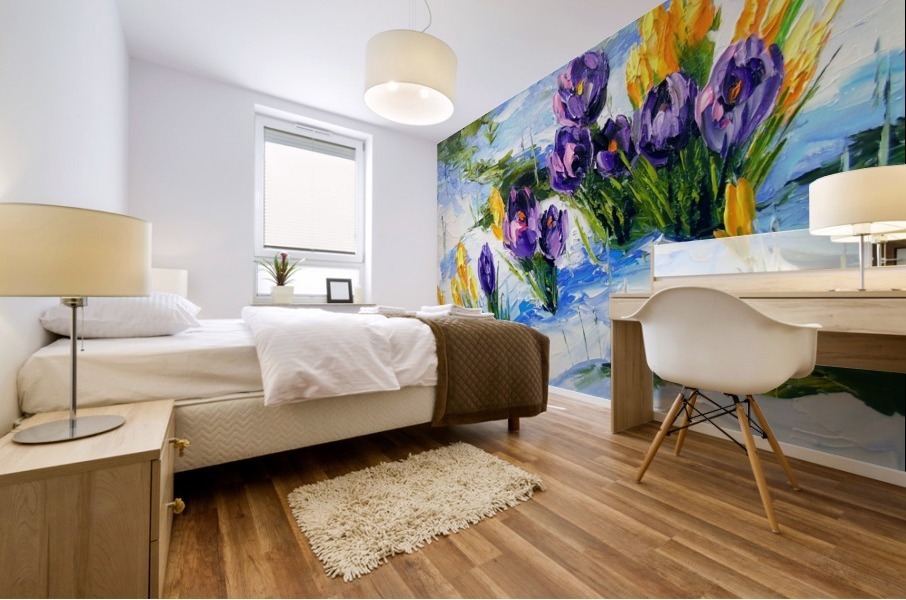 Snowdrops Mural print