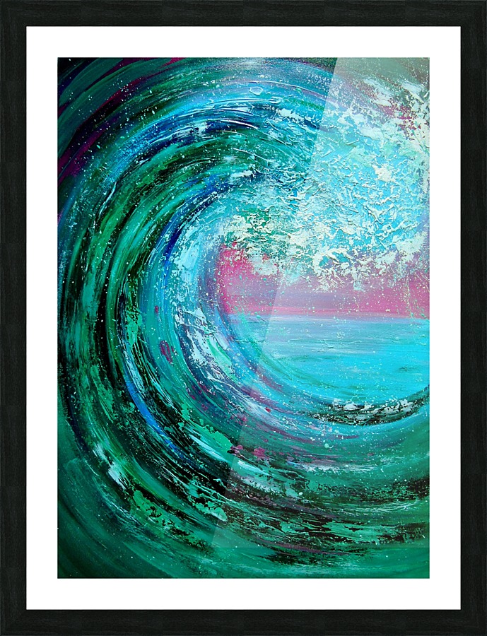 Wave Picture Frame print