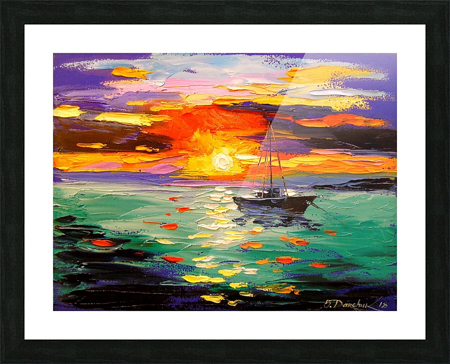 At sunset Picture Frame print