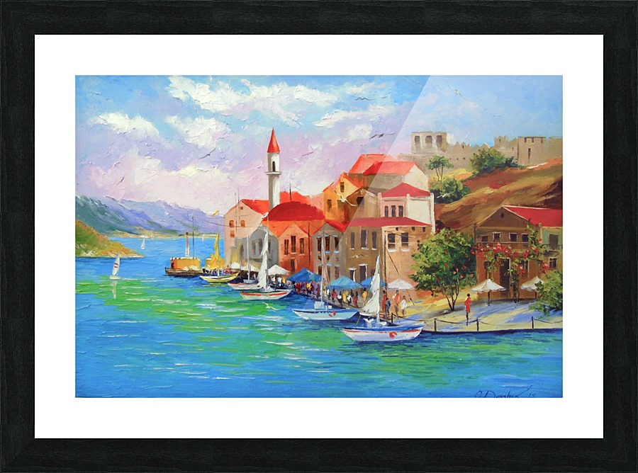 Sunny coast Picture Frame print