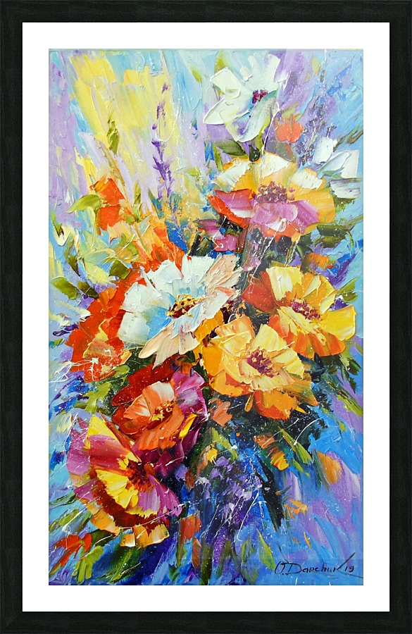 Summer flowers Picture Frame print