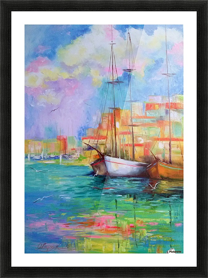 Rainbow morning Picture Frame print