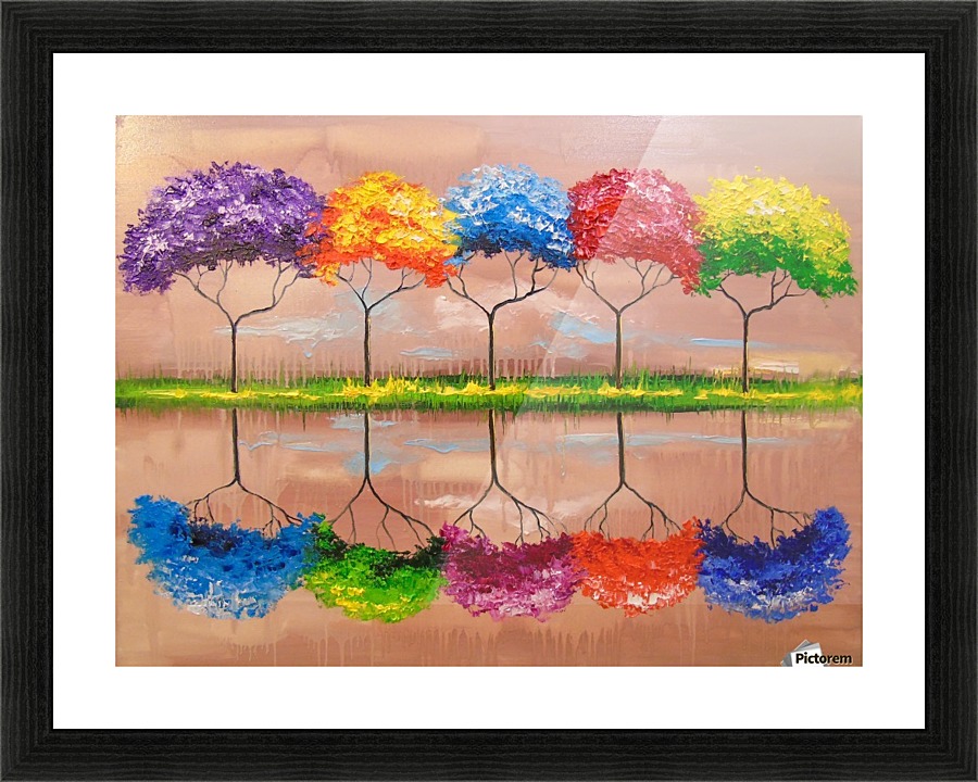 Every tree by its smell Picture Frame print