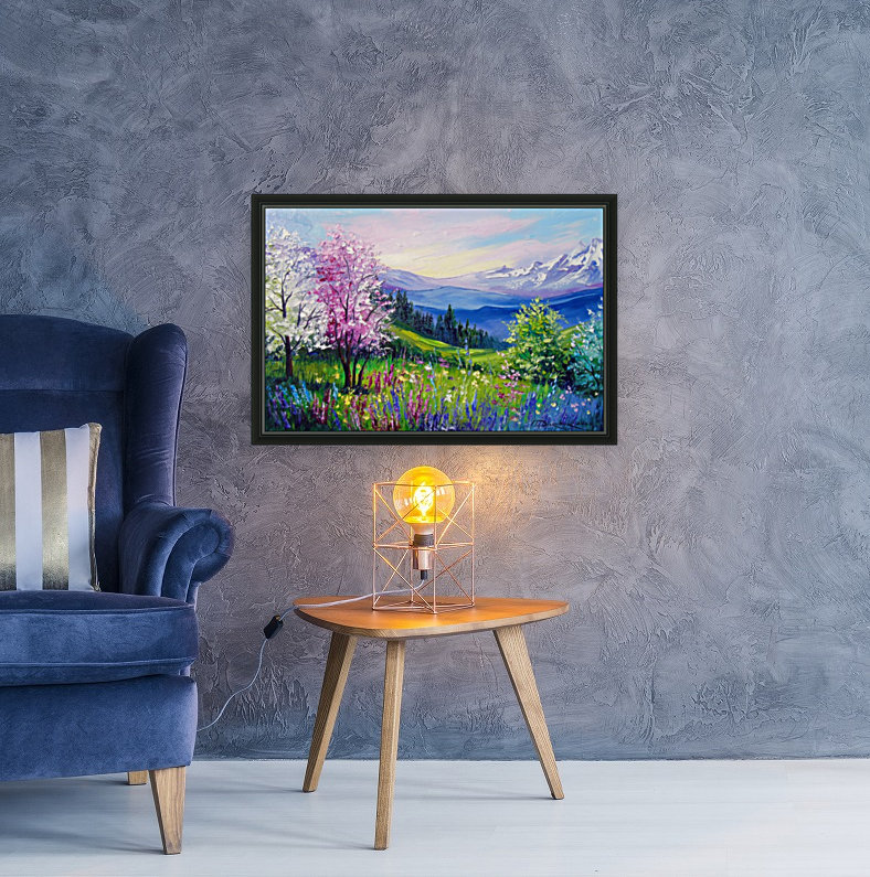 Spring in the Alps Reproduction