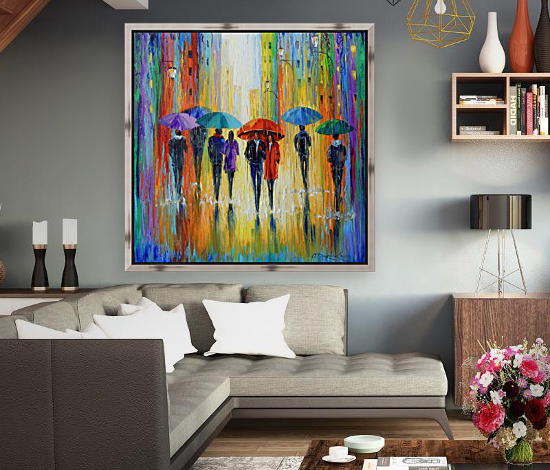 Melange rain  Reproduction