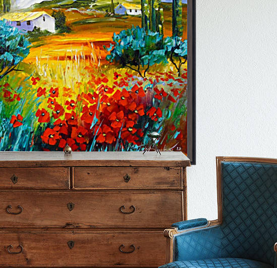 Summer in the mountains Reproduction