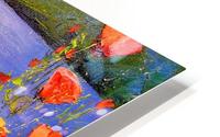 Poppies by the river HD Metal print