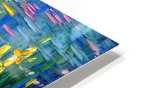 Flowers by the pond HD Metal print