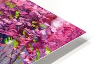 Blooming courtyard  HD Metal print