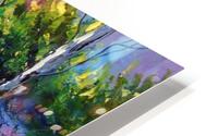 Two birches at dawn HD Metal print