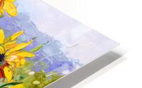 Sunflowers and wind HD Metal print