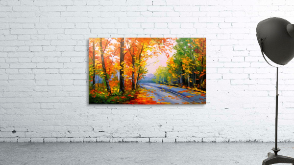 Autumn road Wall Preview