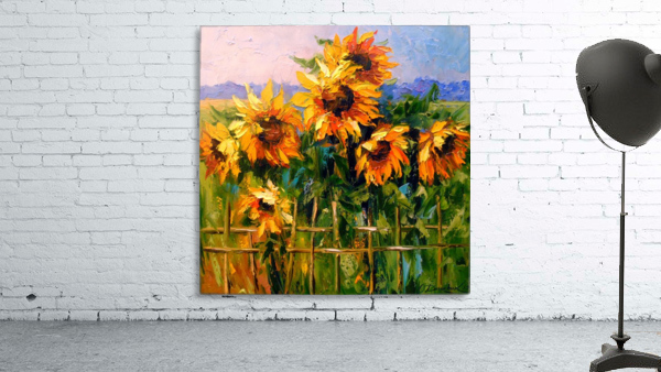 Sunflowers Wall Preview