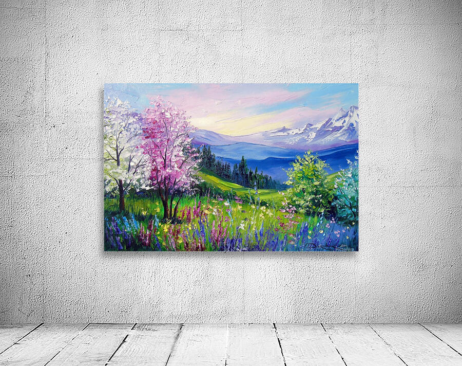 Spring in the Alps Wall Preview