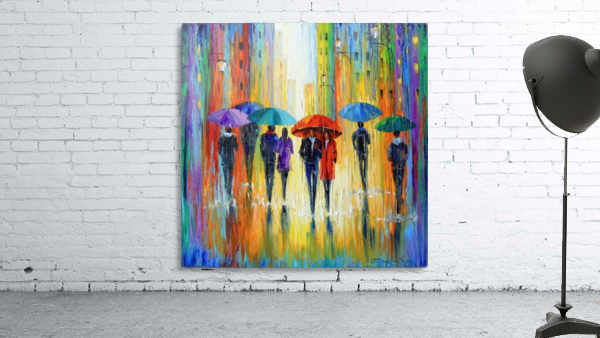 Melange rain  Wall Preview