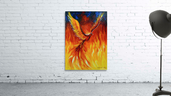 Phoenix bird Wall Preview